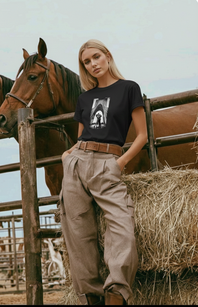 FREEDOM - Women’s high-waisted t-shirt