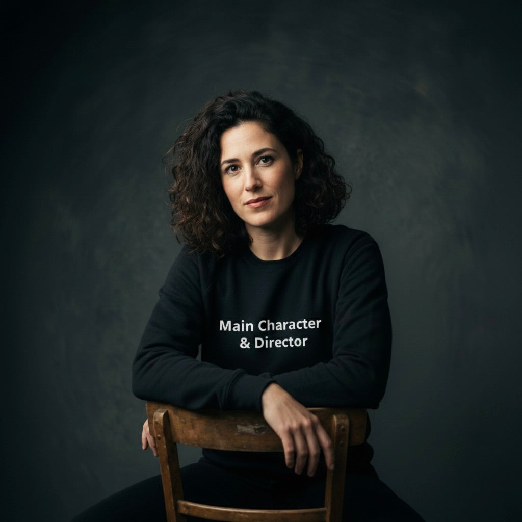 Main Character & Director - Unisex organic mid-weight sweatshirt