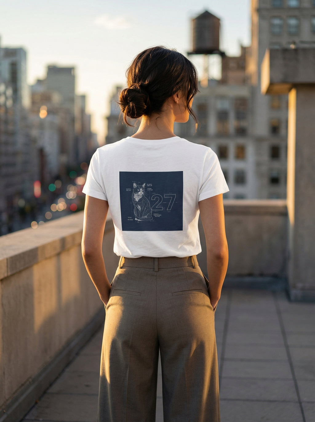 Cafe 27's Mimi - Women’s high-waisted t-shirt